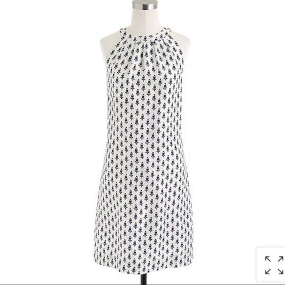 J. Crew Thistle Silk Swoop Dress 4 New